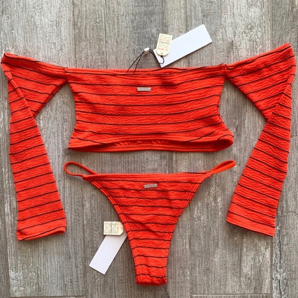 🔥🔥BILLABONG - HIGH TIDE COLD SHOULDER TANGA SET - Picture 6 of 8